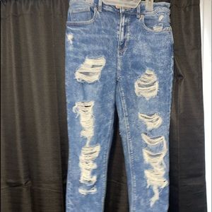 American eagle size two mom jeans